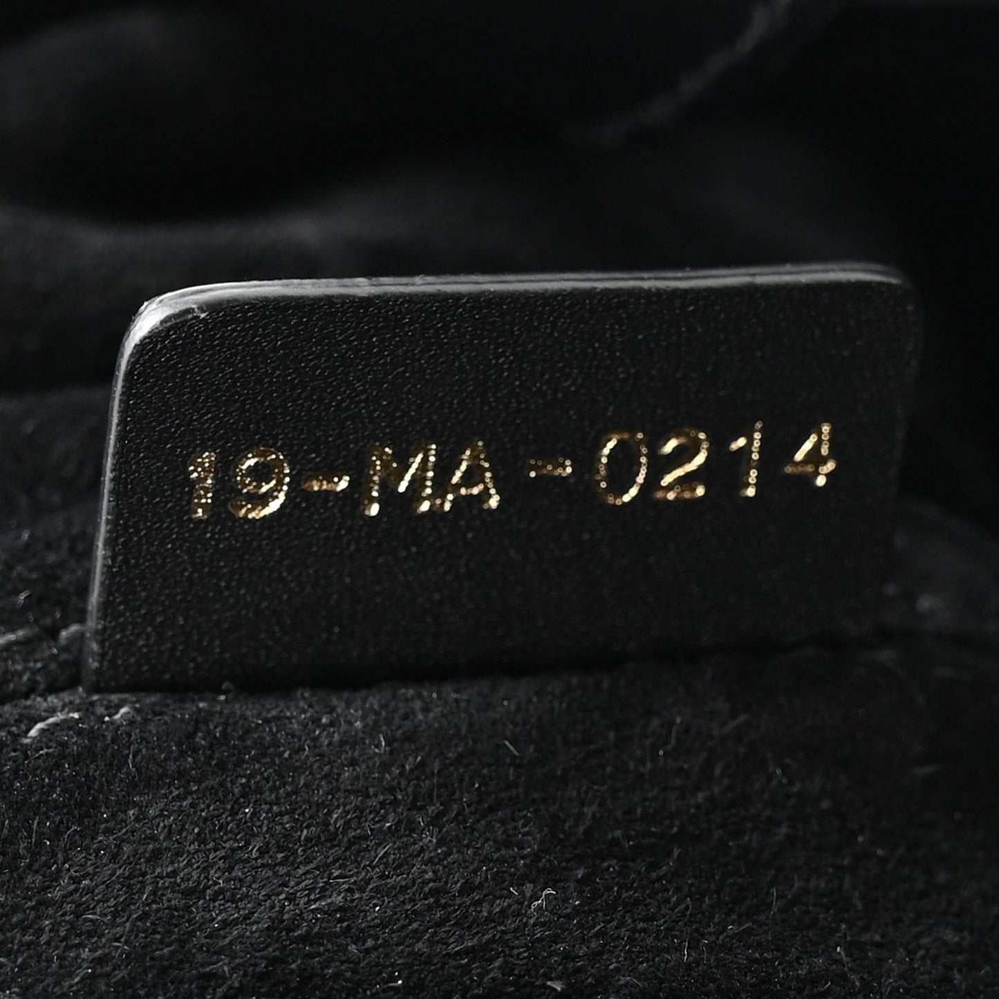 Calfskin Macrocannage Large Toujours Black