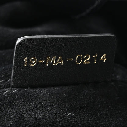 Calfskin Macrocannage Large Toujours Black