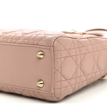 Lambskin Cannage Small My ABCDior Lady Dior Blush