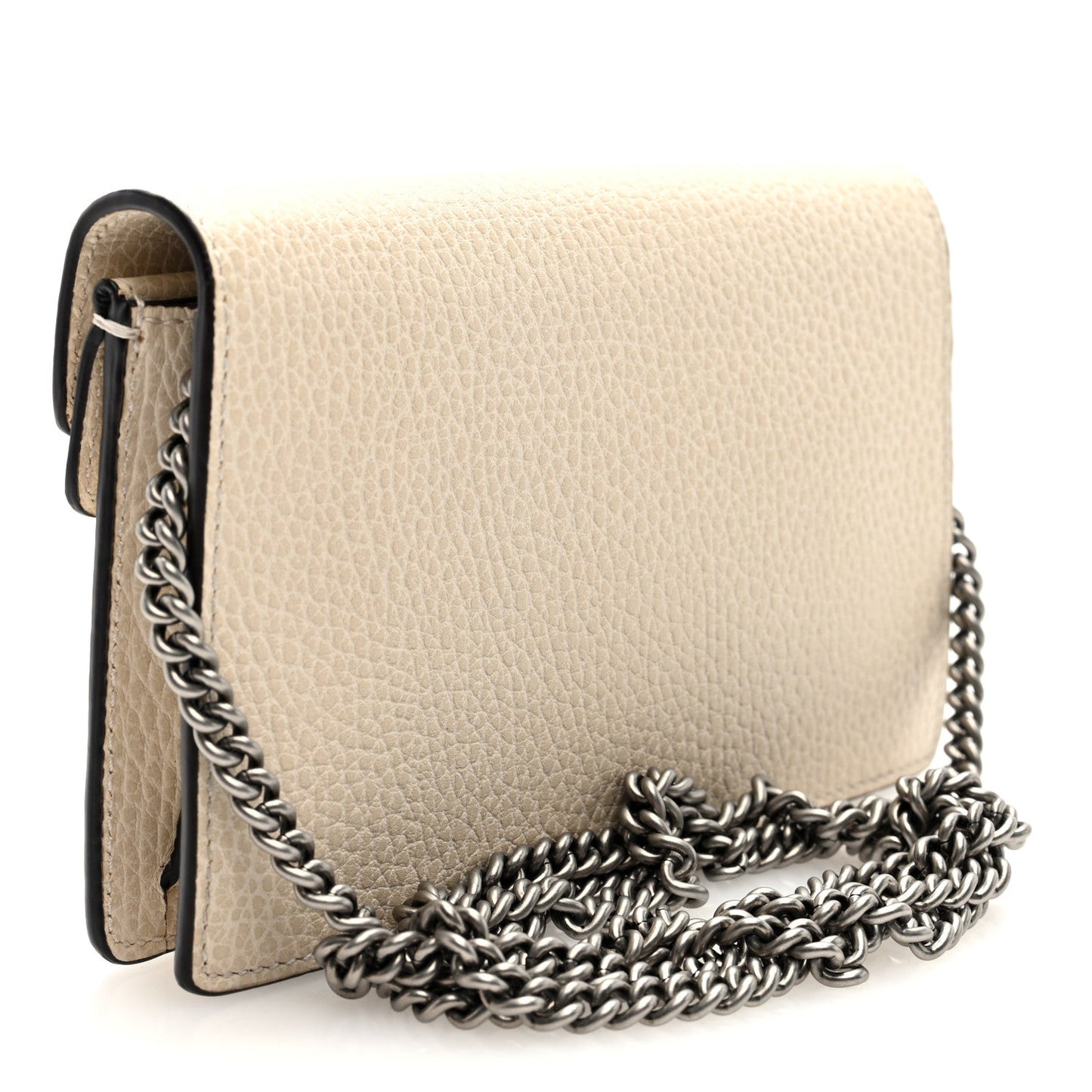 Dollar Calfskin Crystal Super Mini Dionysus Shoulder Bag Mystic White Black Diamond