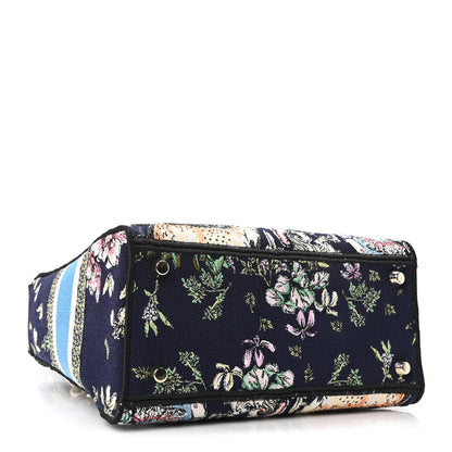 Canvas D-Constellation Embroidered Medium Lady D-Lite Bleu Multicolor