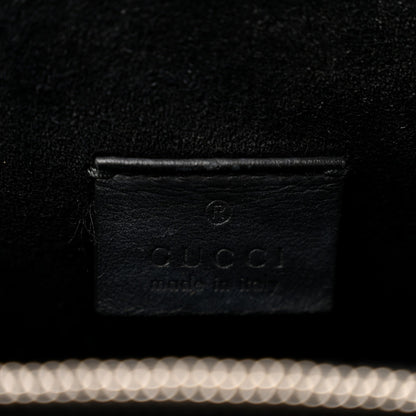 GG Supreme Monogram Small Dionysus Shoulder Bag Black