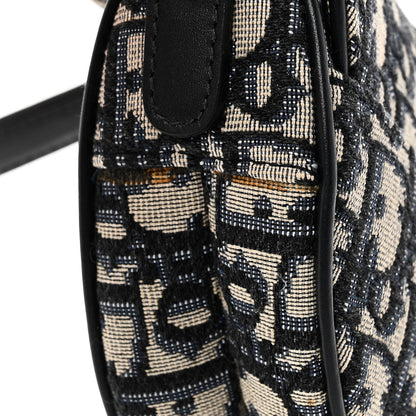 Oblique Mini Saddle Bag Blue