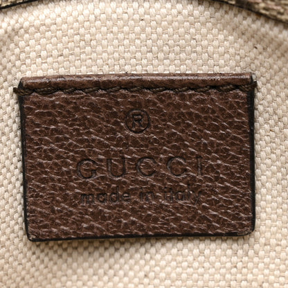 GG Supreme Monogram Neo Vintage Web Belt Bag Brown