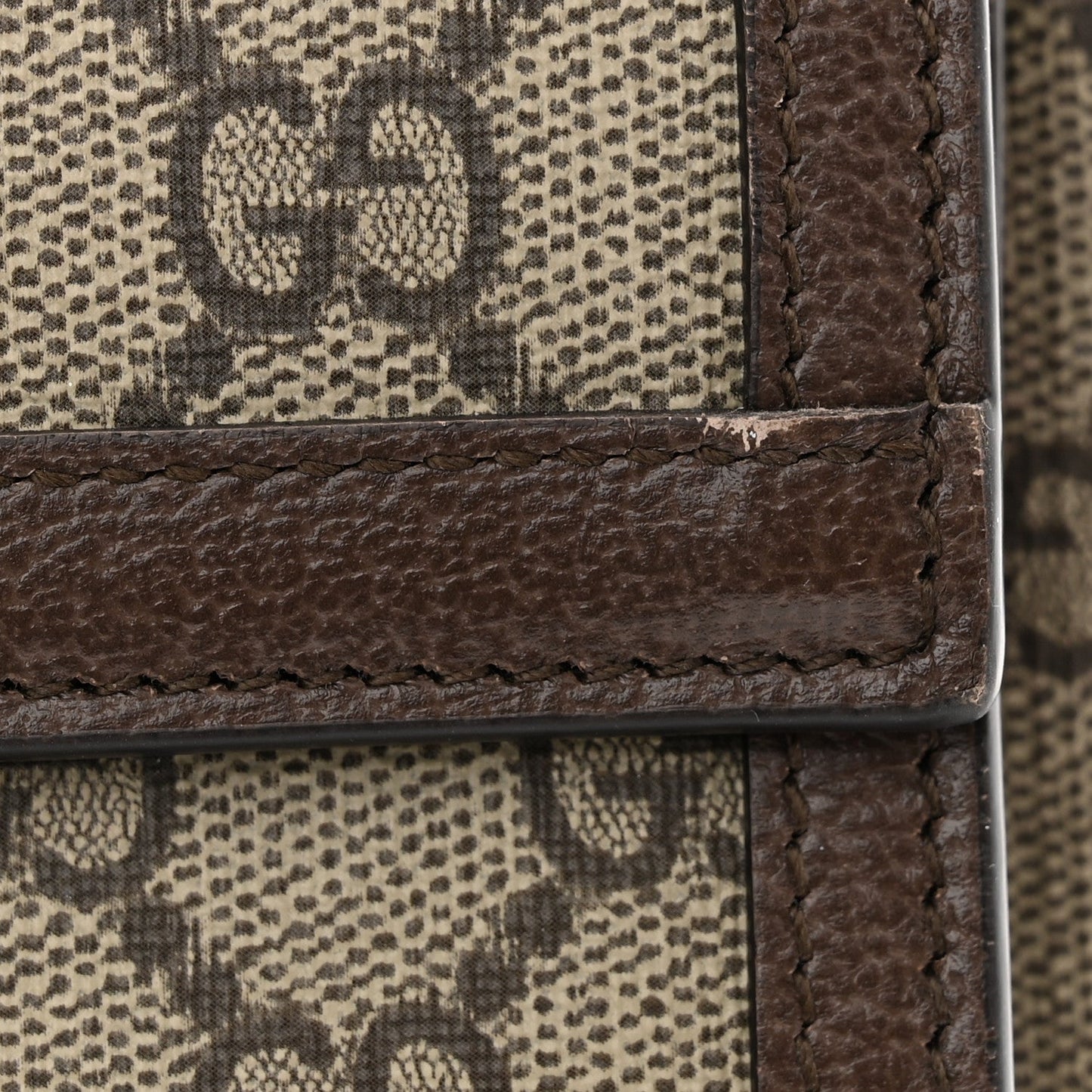 GG Supreme Monogram Web Mini Ophidia Bag Beige Ebony