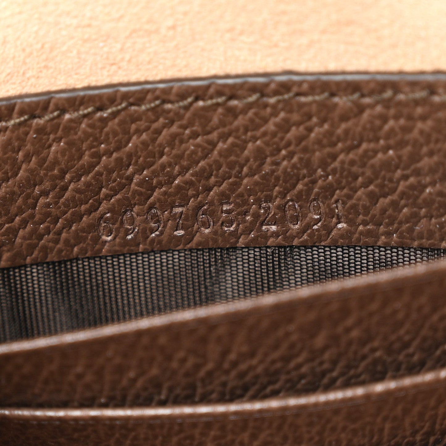 GG Supreme Monogram Textured Dollar Calfskin Web Ophidia Belt Bag 75 30 Beige Ebony New Acero