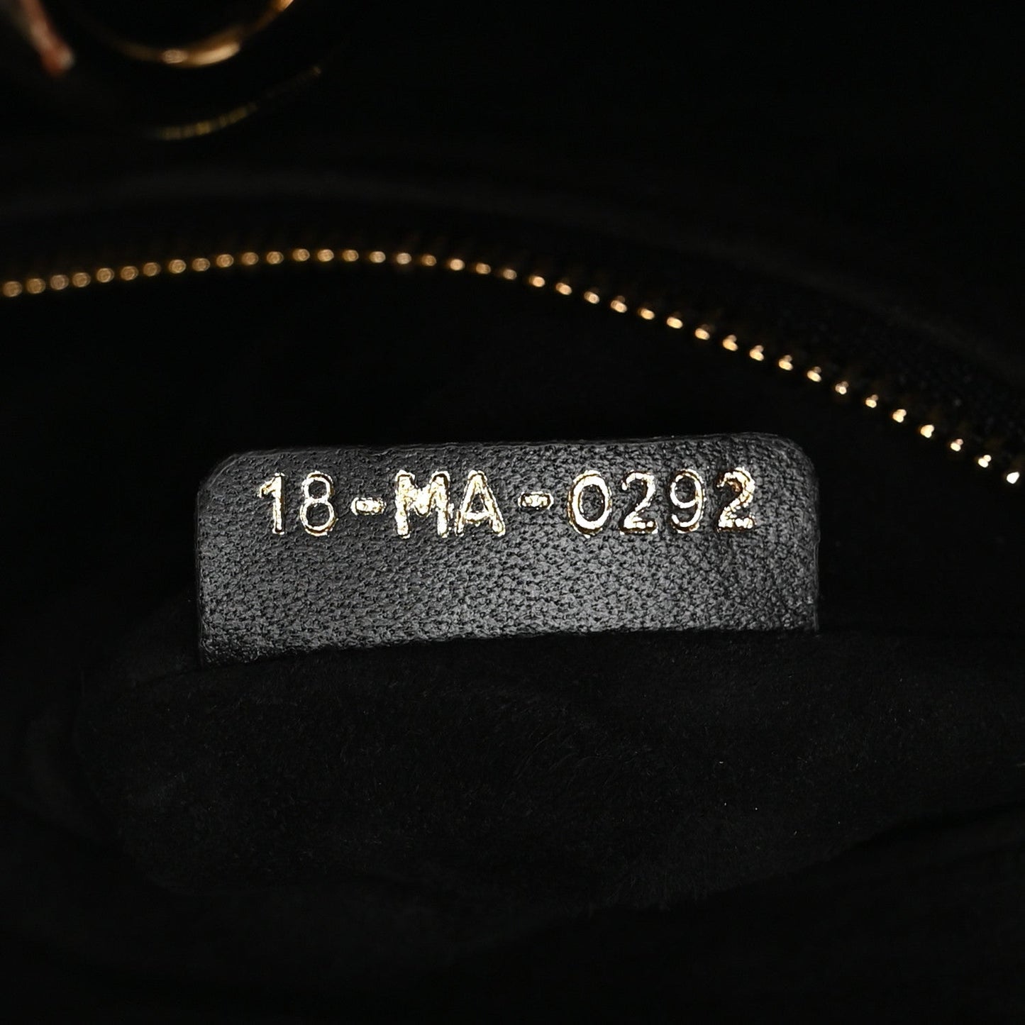 Lambskin Cannage Large Lady Dior Black