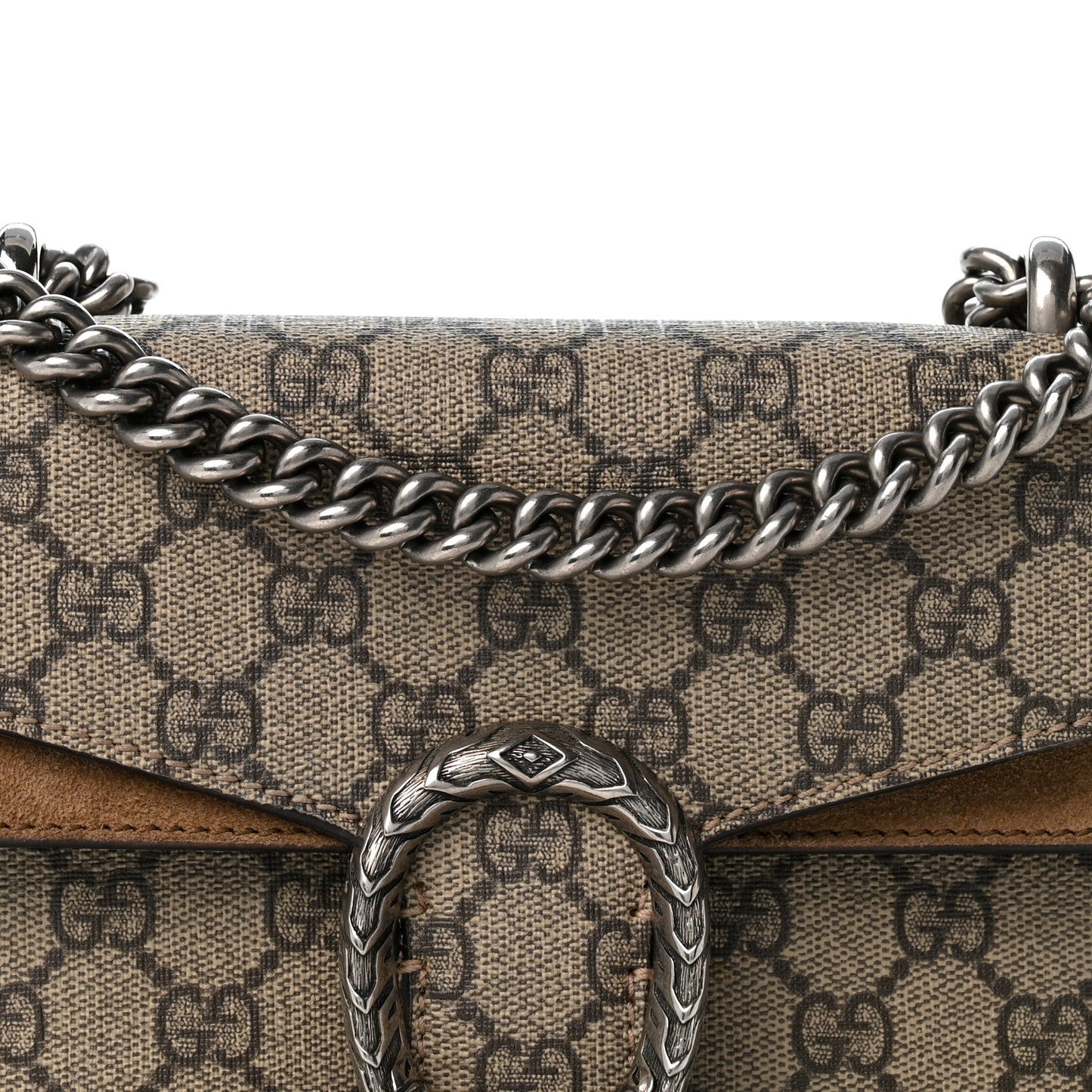 GG Supreme Monogram Mini Dionysus Shoulder Bag Taupe