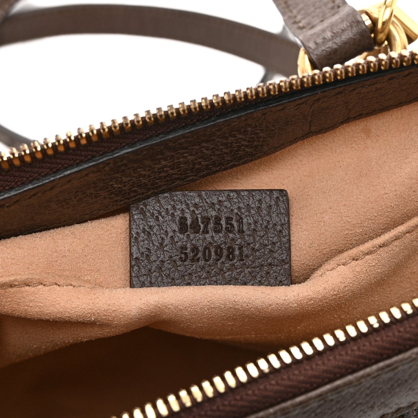 GG Supreme Monogram Small Ophidia Tote Bag Brown