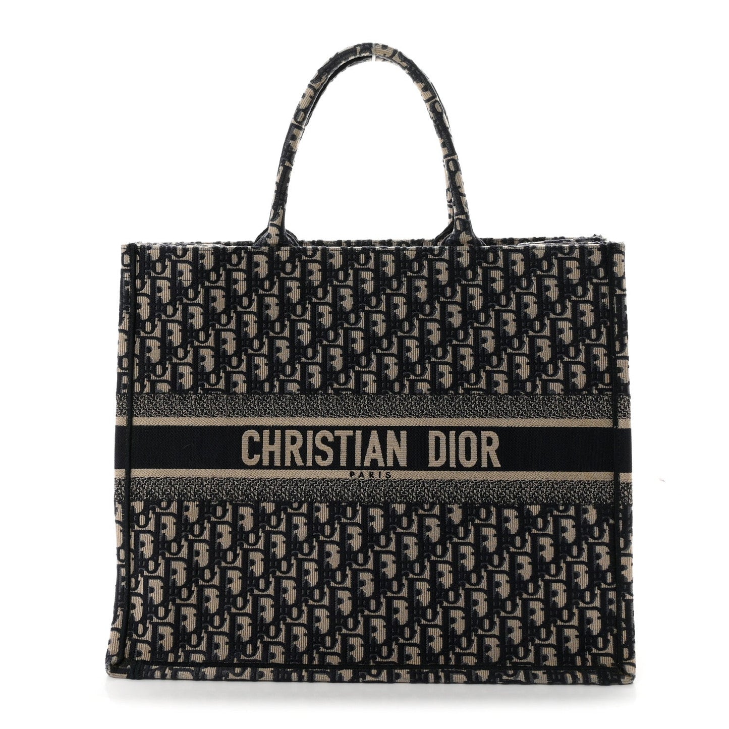 Oblique Large Book Tote Blue Multicolor