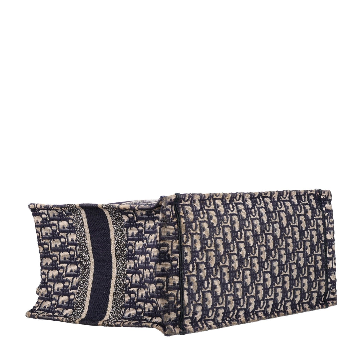 Oblique Medium Book Tote Blue Multicolor