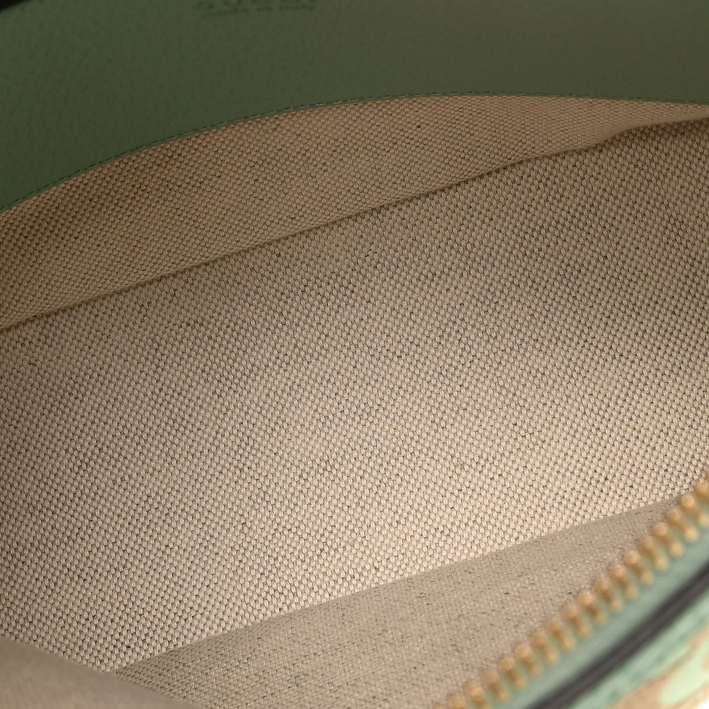 Monogram Jumbo GG Textured Dollar Calfskin Small Ophidia Dome Shoulder Bag Beige Pepperlight Mint