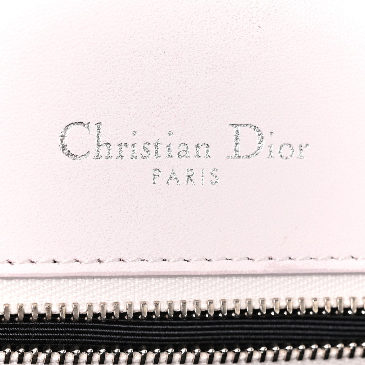 Calfskin Medium Diorama Flap Bag Off White