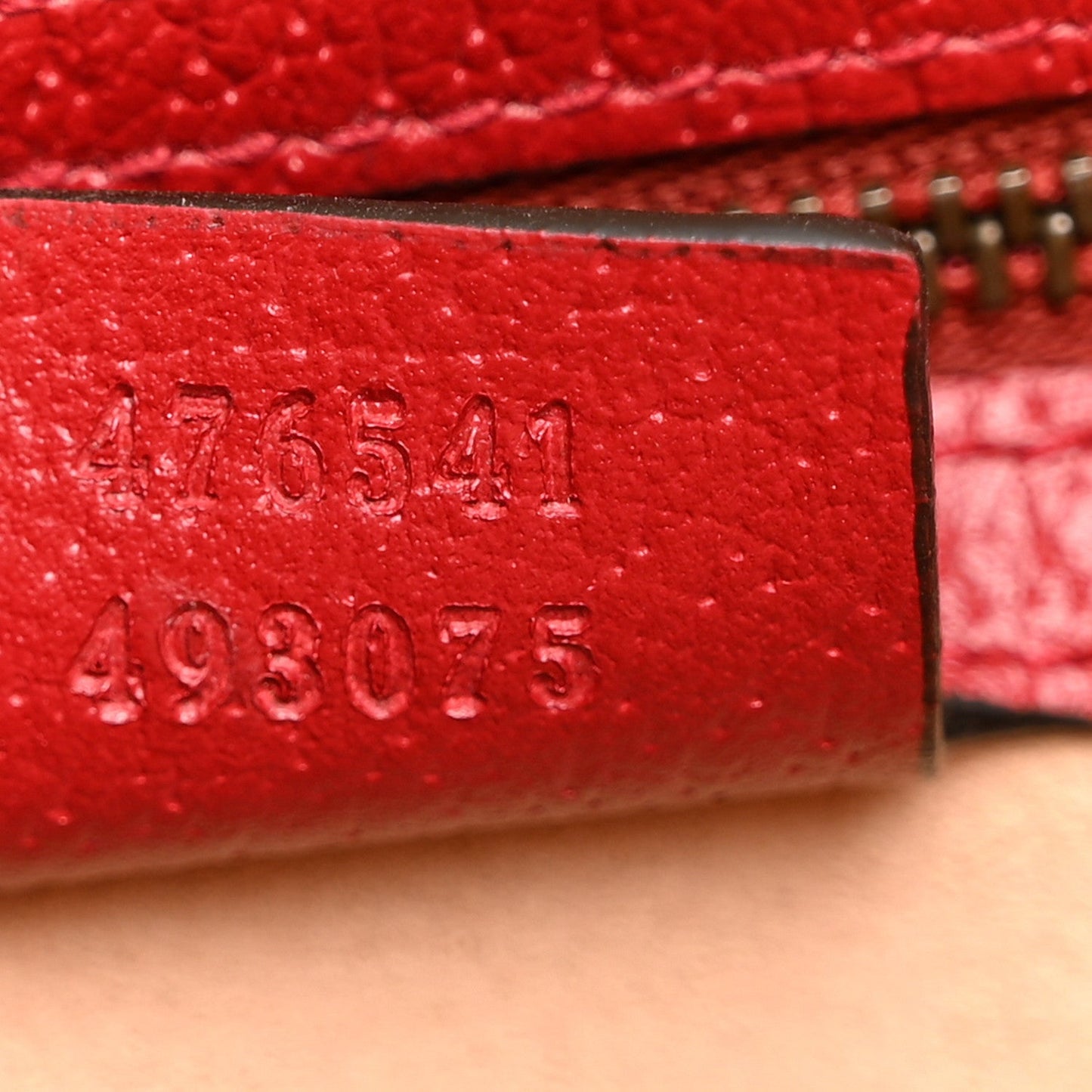 GG Supreme Monogram Small Queen Margaret Top Handle Bag Red