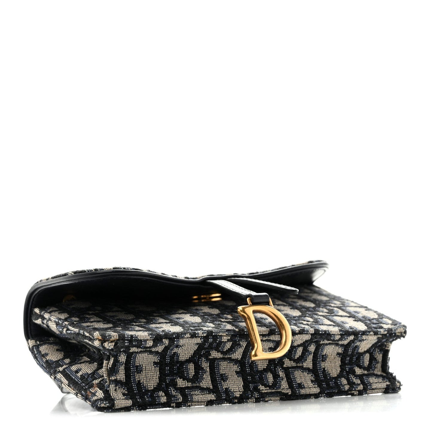 Oblique Saddle Belt Bag Blue