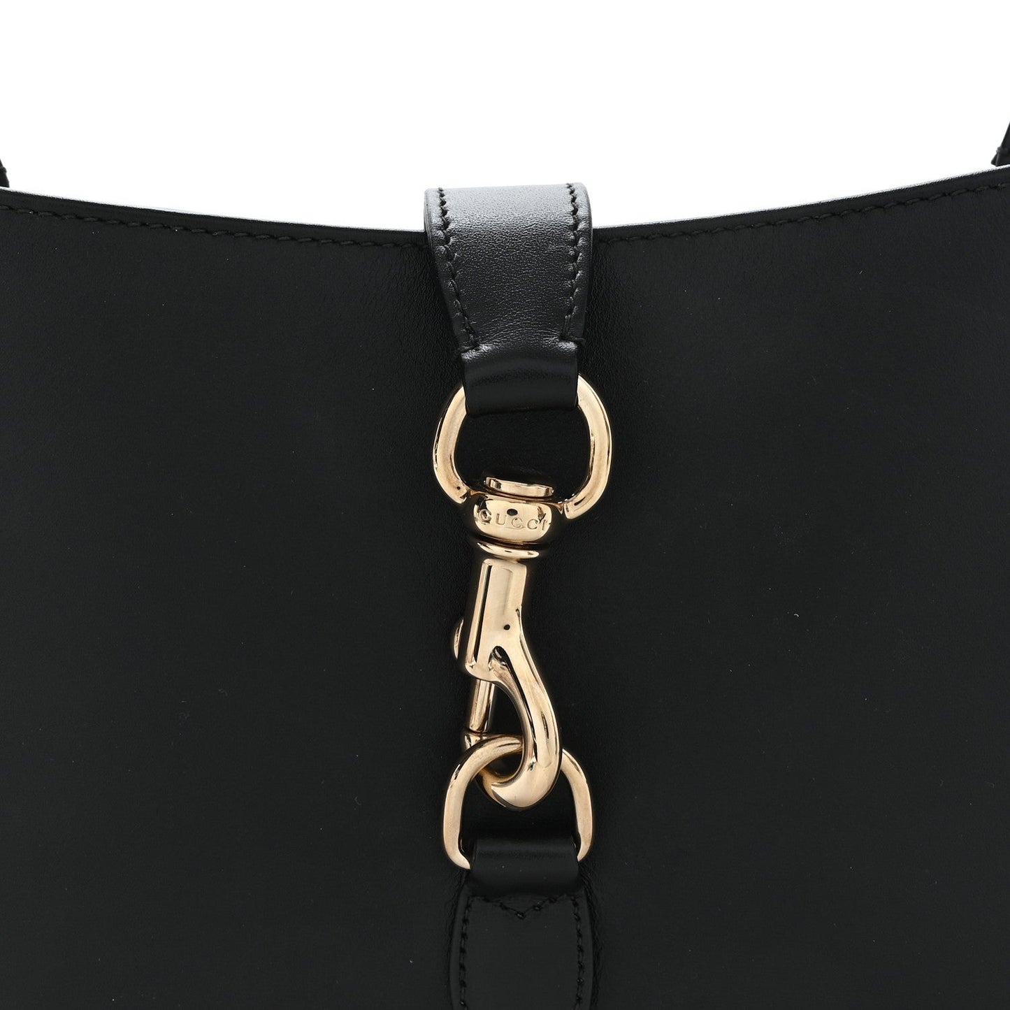Calfskin Small Jackie Shoulder Bag Black