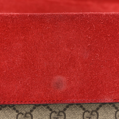 GG Supreme Monogram Small Dionysus Shoulder Bag Red