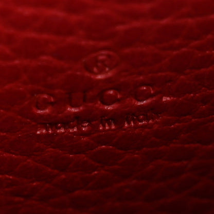 Calfskin Mini Dionysus Chain Wallet Hibiscus Red