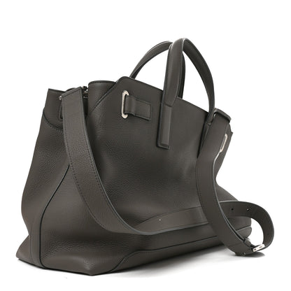 Icons Calfskin Medium Normandie Tote Grey