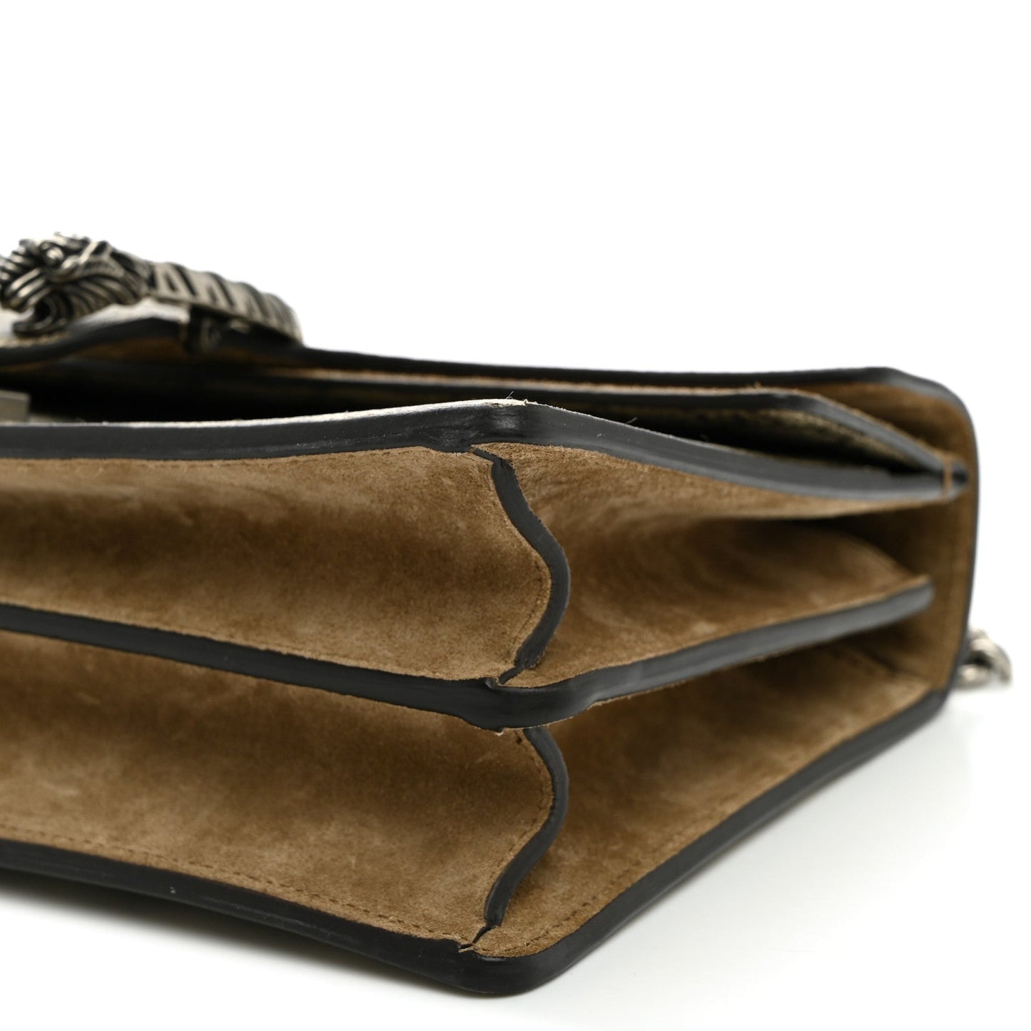 GG Supreme Monogram Small Dionysus Shoulder Bag Taupe