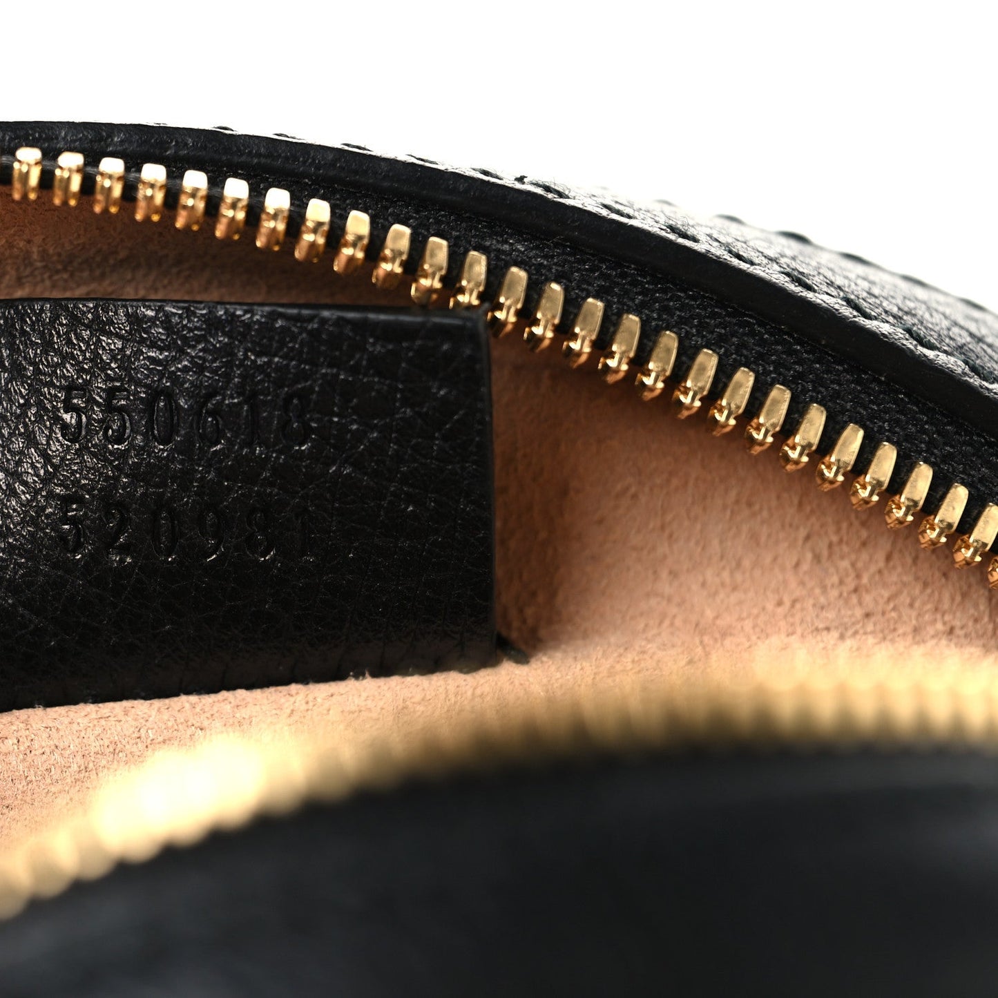 Grained Calfskin Web Mini Ophidia Round Shoulder Bag Black