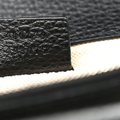 Pebbled Calfskin Small Dionysus Shoulder Bag Black