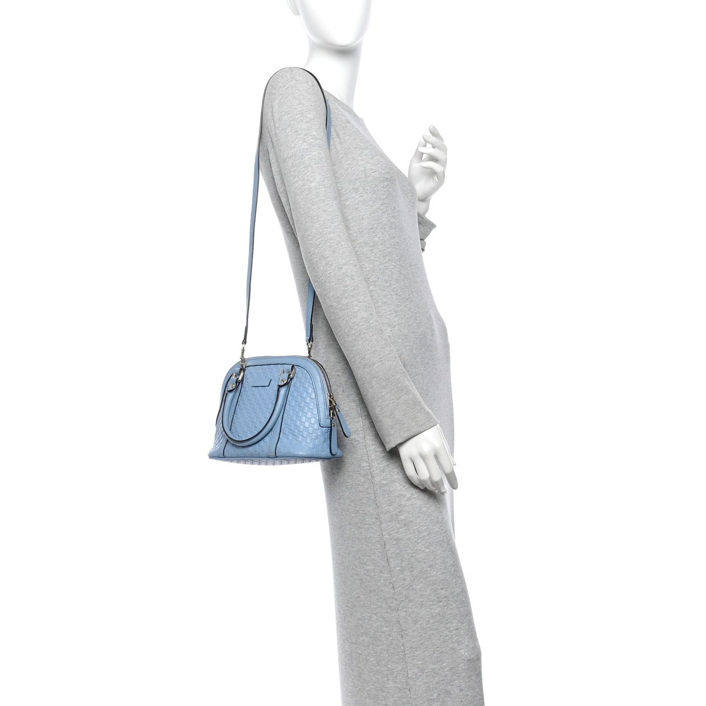 Microguccissima Mini Dome Bag Mineral Blue