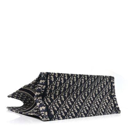 Oblique Large Book Tote Blue Multicolor
