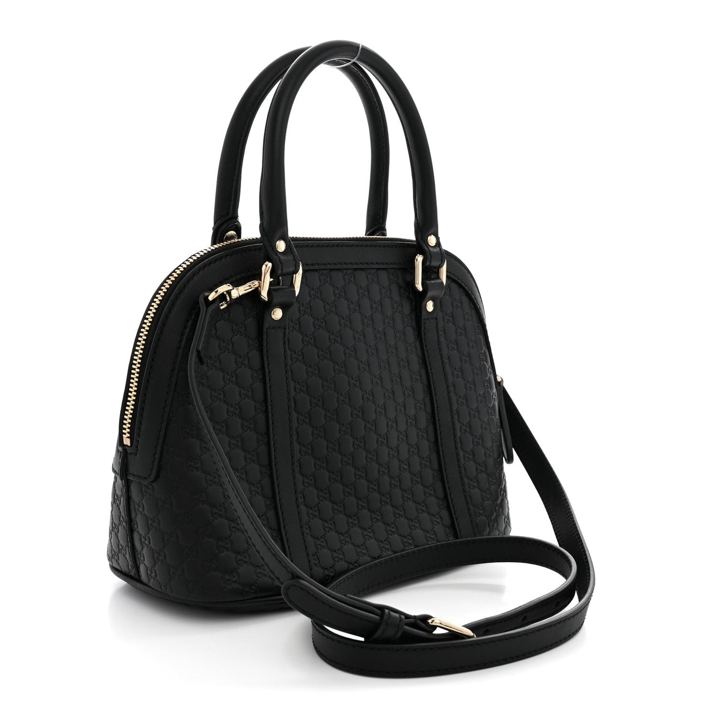 Microguccissima Mini Dome Bag Black