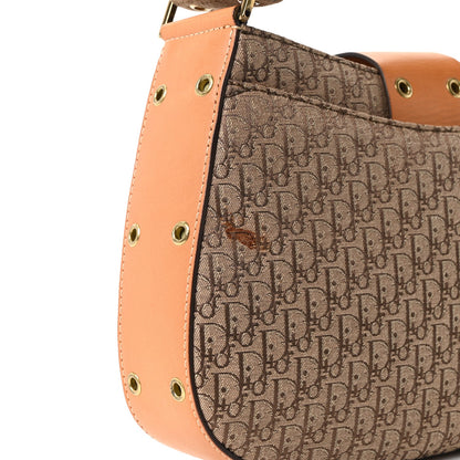 Calfskin Monogram Street Chic Medium Columbus Ave Beige