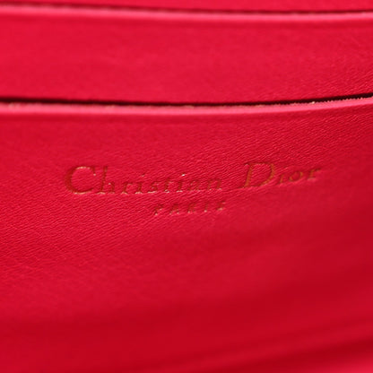 Patent Cannage Miss Dior Promenade Pouch Fuchsia