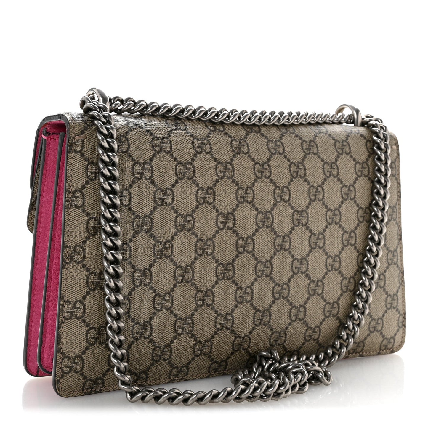 GG Supreme Monogram Small Dionysus Shoulder Bag Pink