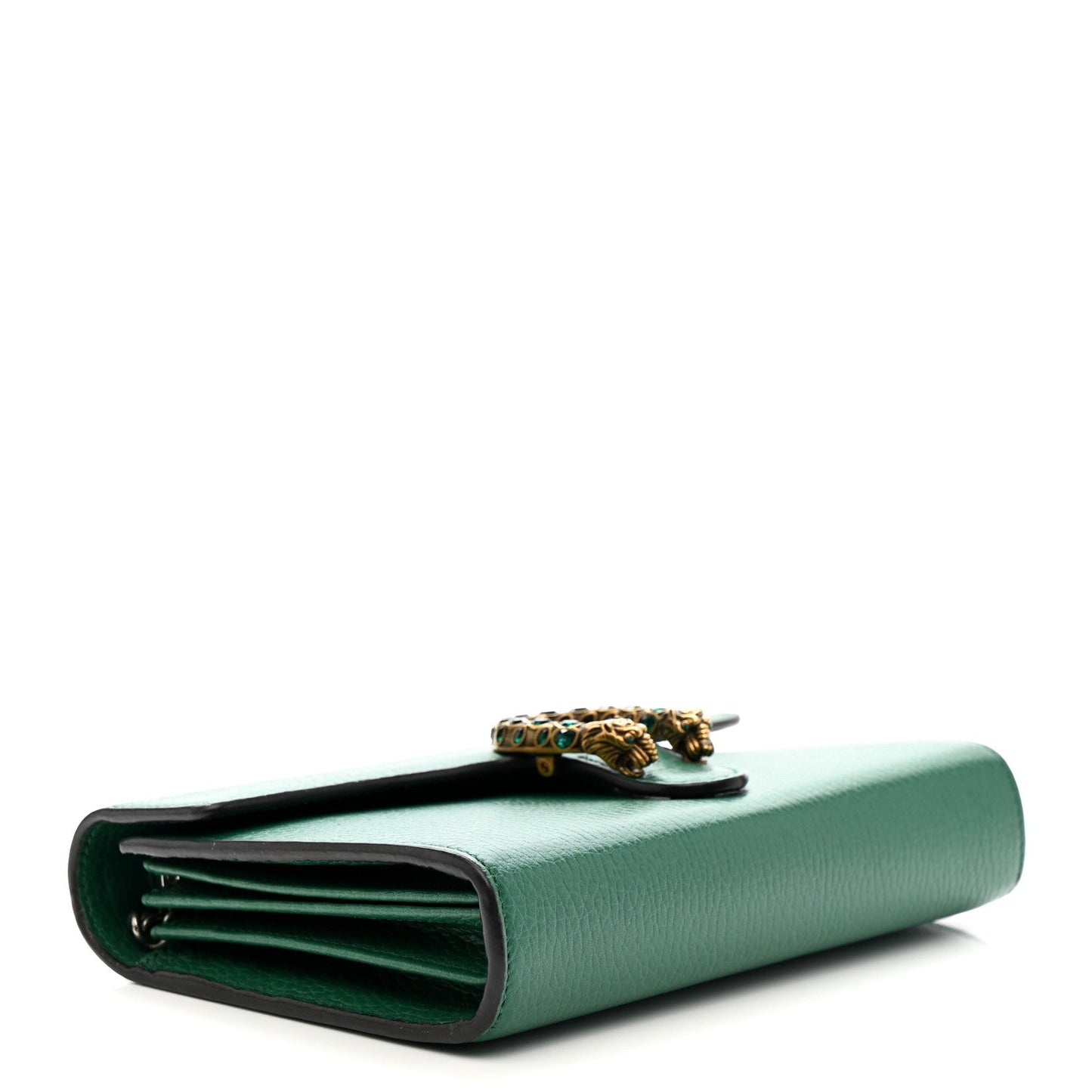 Calfskin Mini Dionysus Chain Wallet Emerald