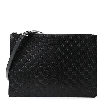 Guccissima Signature Messenger Bag Black