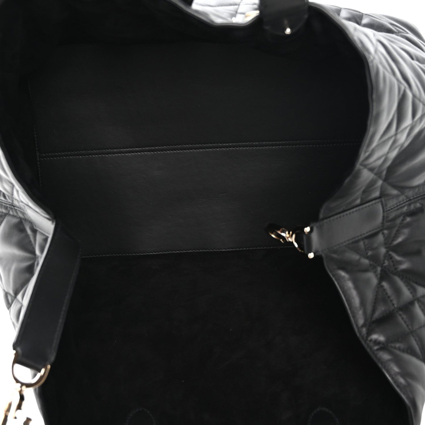 Calfskin Macrocannage Large Toujours Black