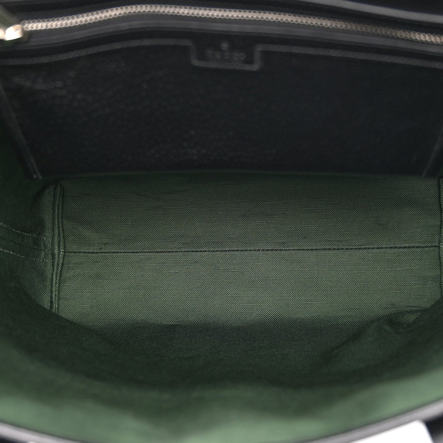 Textured Dollar Calfskin Web Medium Ophidia Tote Bag  Black