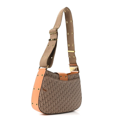 Calfskin Monogram Street Chic Medium Columbus Ave Beige