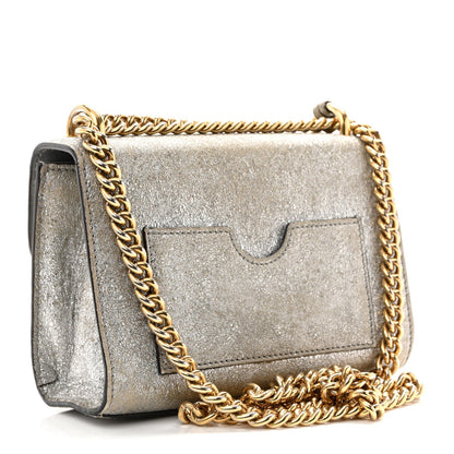Galassia Small Padlock Shoulder Bag Platino