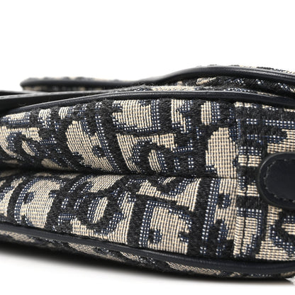 Oblique Mini Saddle Bag Blue