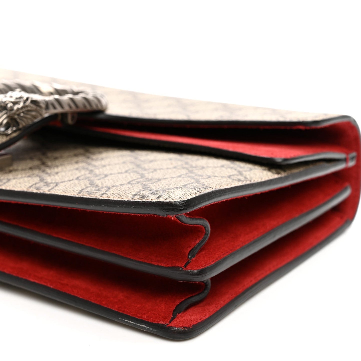 GG Supreme Monogram Small Dionysus Shoulder Bag Red