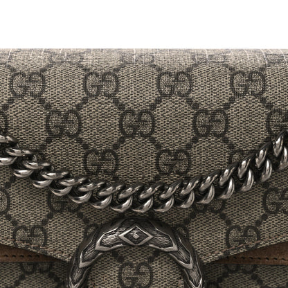 GG Supreme Monogram Small Dionysus Shoulder Bag Taupe