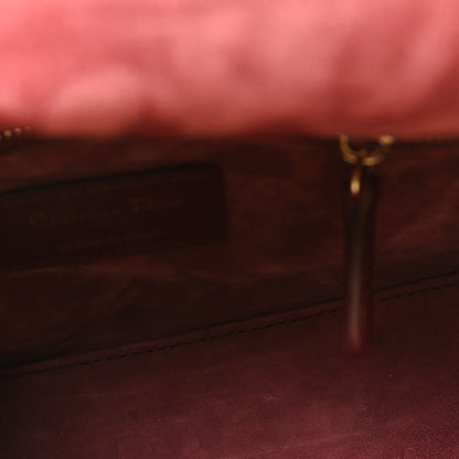 Lambskin Cannage Small My ABCDior Lady Bordeaux
