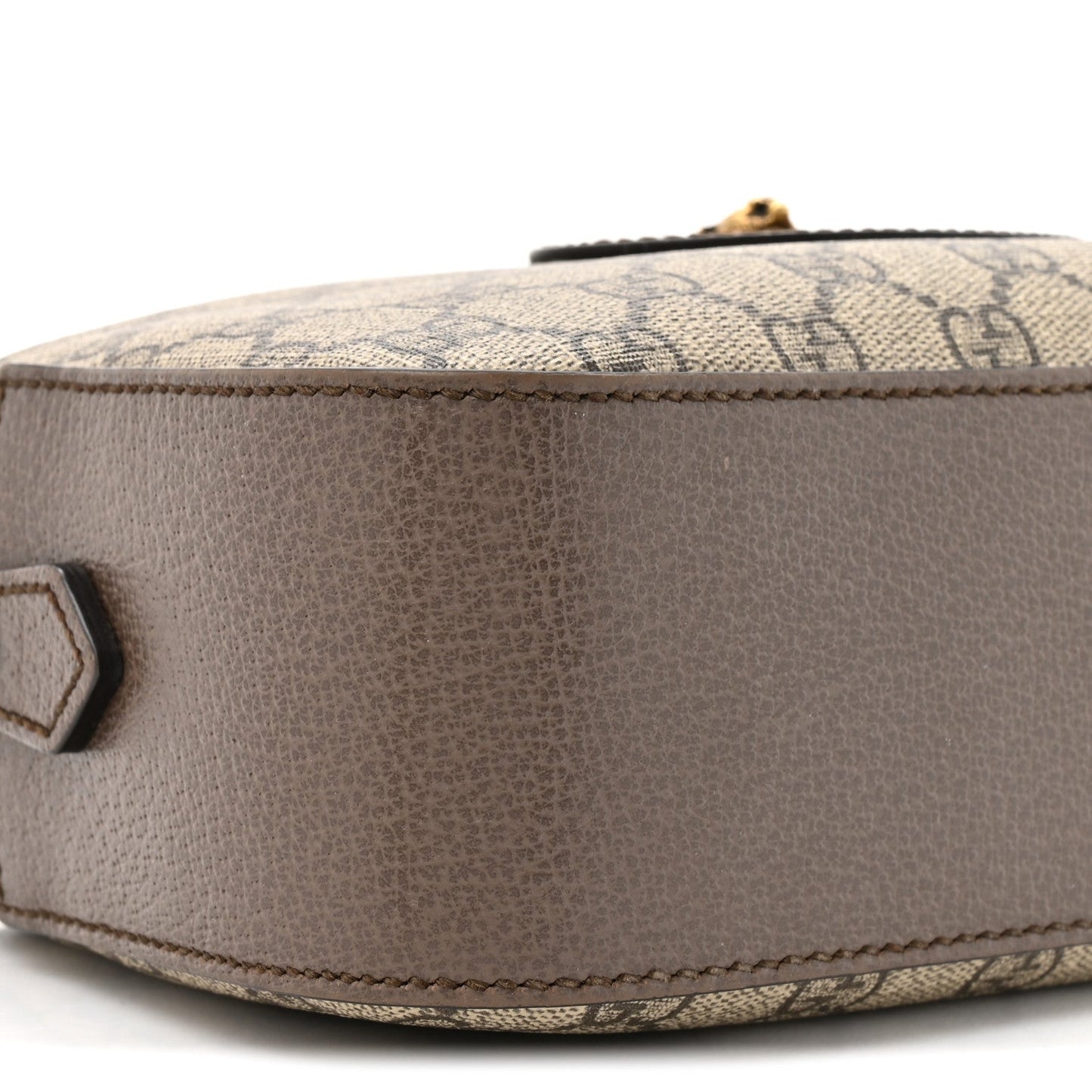 GG Supreme Monogram Web Neo Vintage Shoulder Bag Beige New Acero Crop