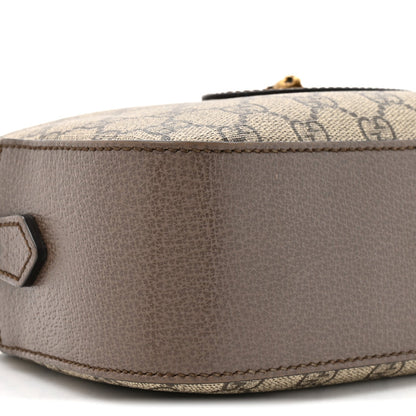GG Supreme Monogram Web Neo Vintage Shoulder Bag Beige New Acero Crop