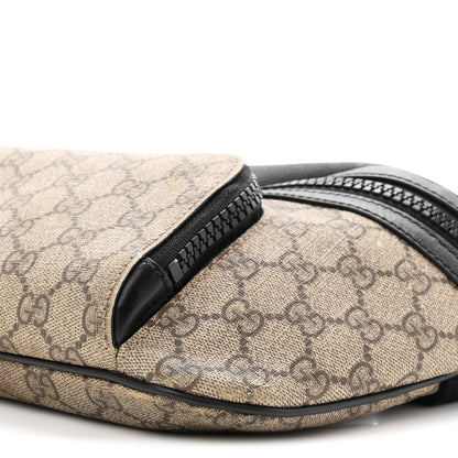 GG Supreme Monogram Belt Bag Black