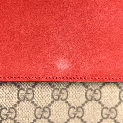GG Supreme Monogram Small Dionysus Shoulder Bag Red