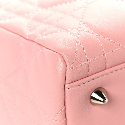 Lambskin Cannage Medium Lady Dior Light Pink