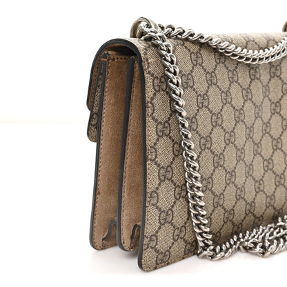GG Supreme Monogram Small Dionysus Shoulder Bag Taupe