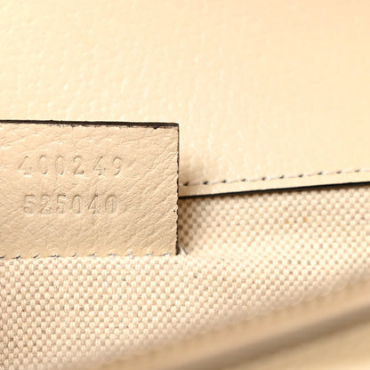 Textured Calfskin Crystal Small Dionysus Shoulder Bag Mystic White