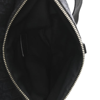 Oblique Mens Saddle Bag Black Blue